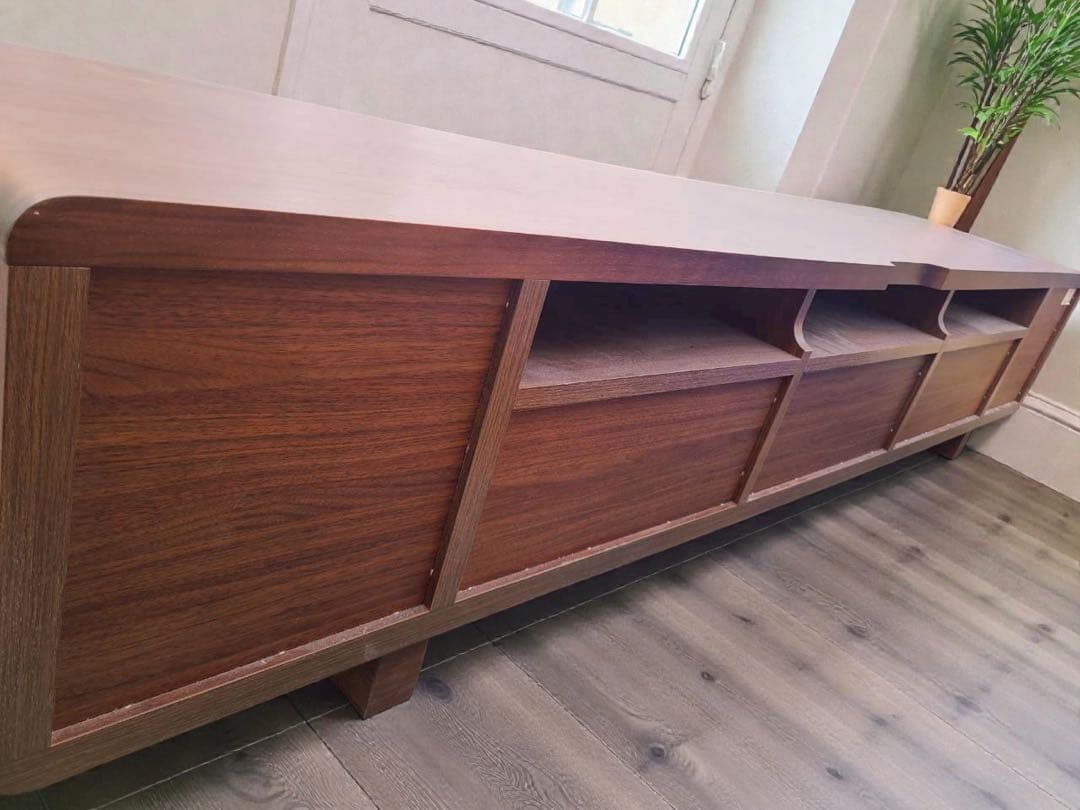 【美品】サンキコーポレーション 定価107,030円 モダン テレビボード 北欧