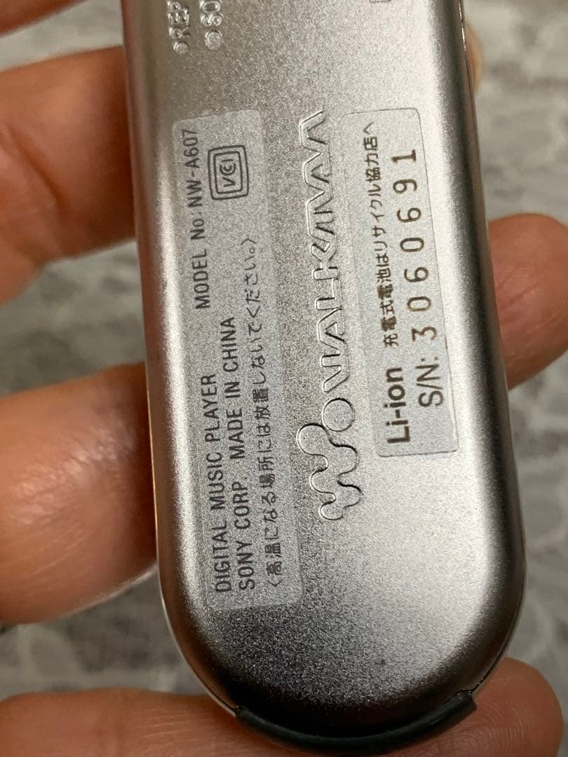 &中古 SONY WALKMAN ソニー NW-A607