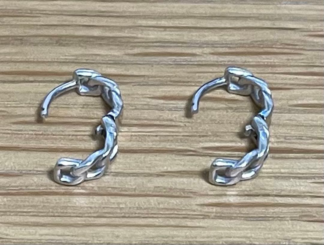 美品 AVALANCHE 10K WG マイアミ フープピアス 2個セット 両耳