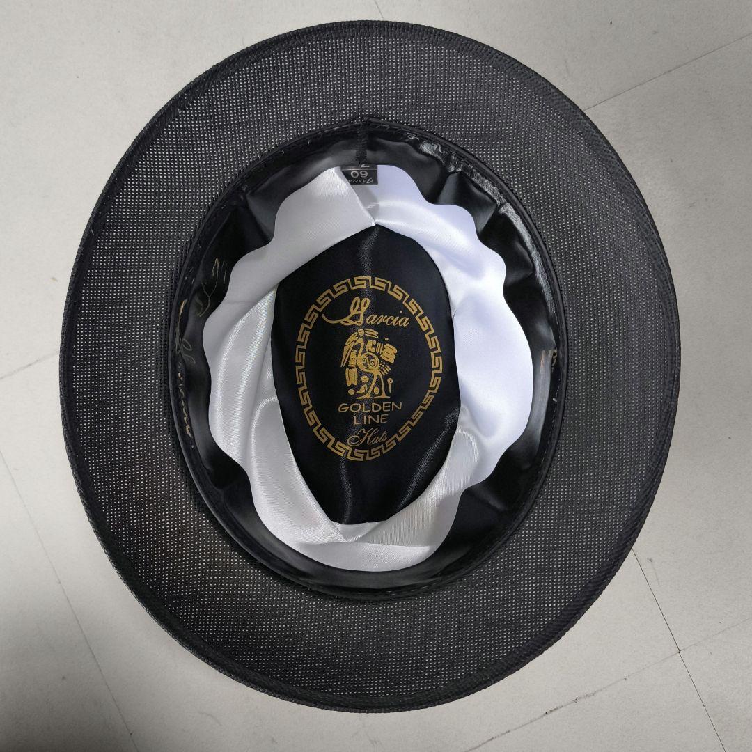 GARCIA HAT【60】ローライダー チカーノ 灰黒ガルシアハット