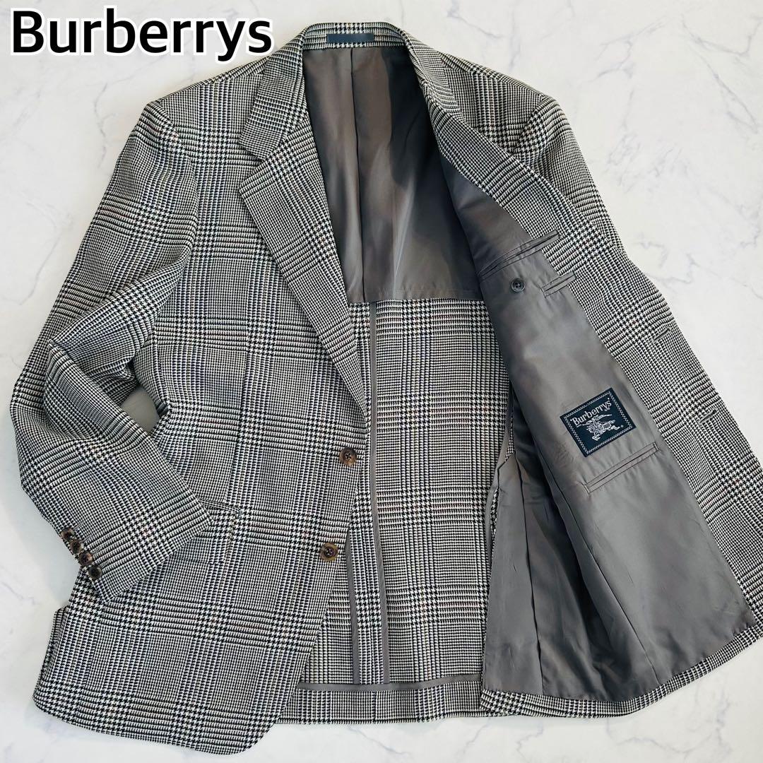【極美品】バーバリーズ テーラードジャケット グレンチェック シングル M