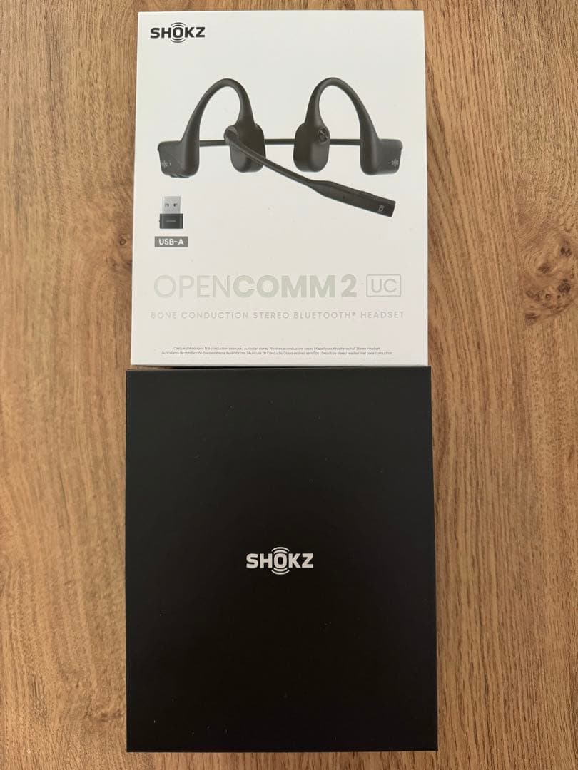 SHOKZ OPENCOMM2 骨伝導ヘッドセット