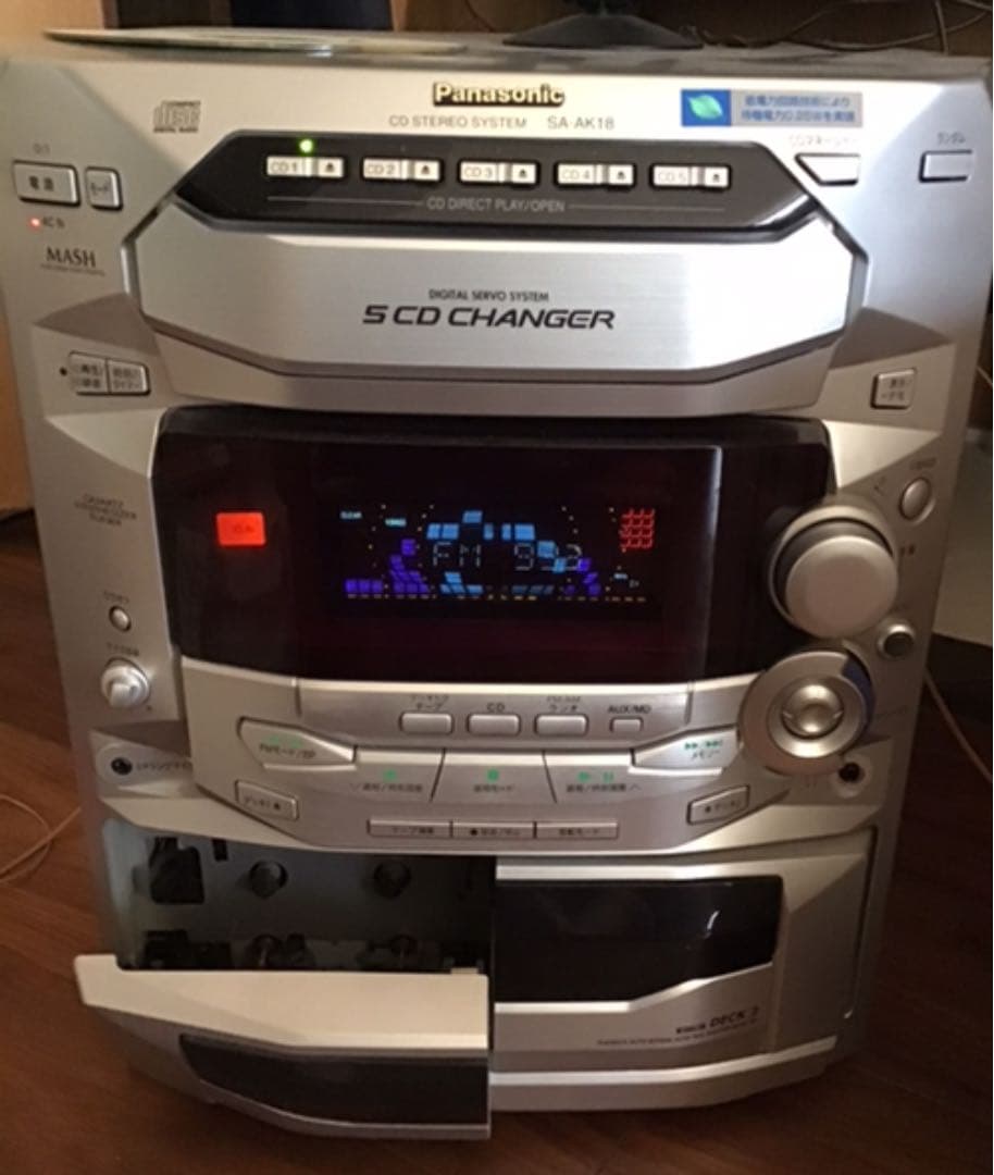 純正オーディオ CD ダブルデッキ5CDチェンジャー