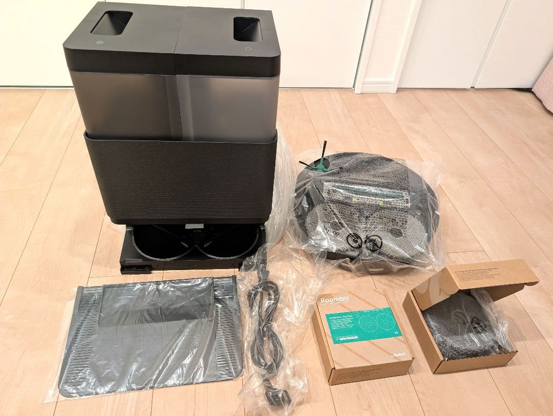 Roomba Plus 505 本体 + AutoWashと交換用パット10枚