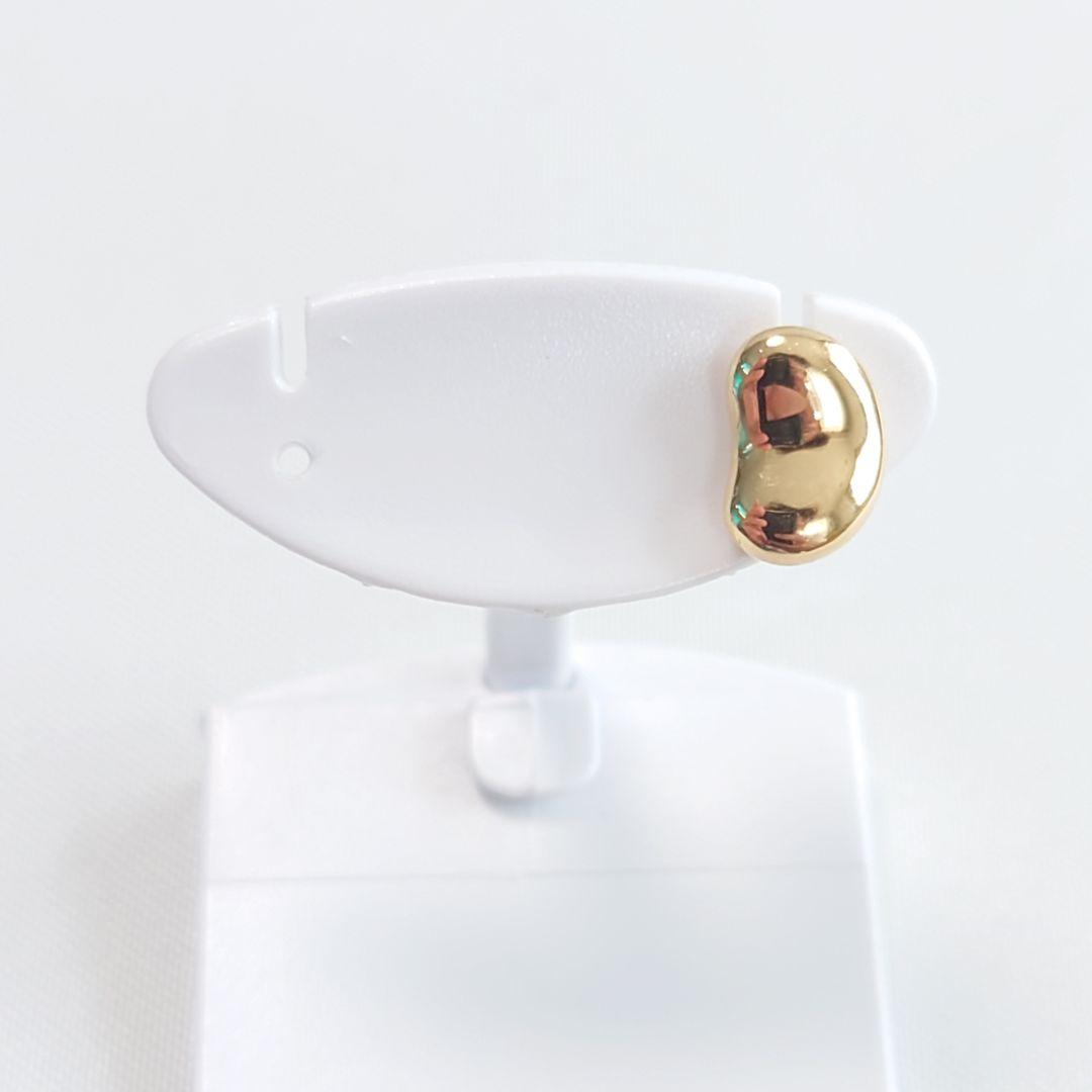 【現行品】 ティファニー K18 ビーンズ ピアス 片耳用 5349