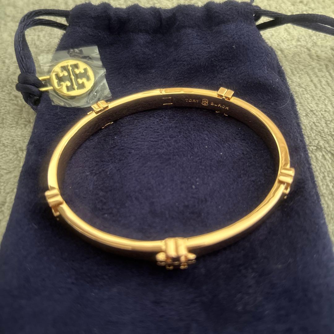 【新品未使用】Tory Burch ローズゴールド バングル