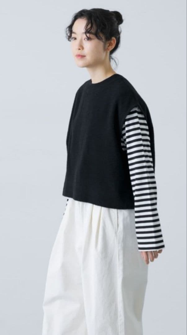 ✨最終値下げ✨かぐれ　ナッピングウール2wayベスト