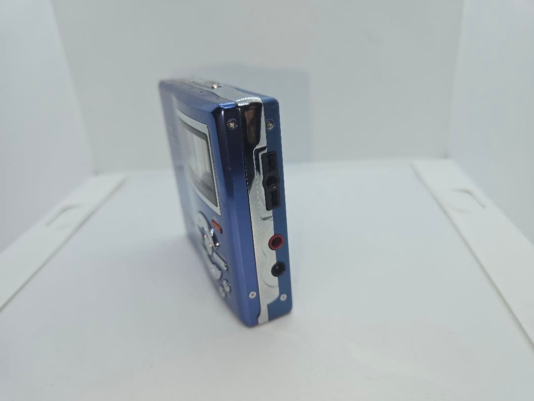 SHARP 1-bit ポータブルMDレコーダー　MD-DR7-A（ブルー）