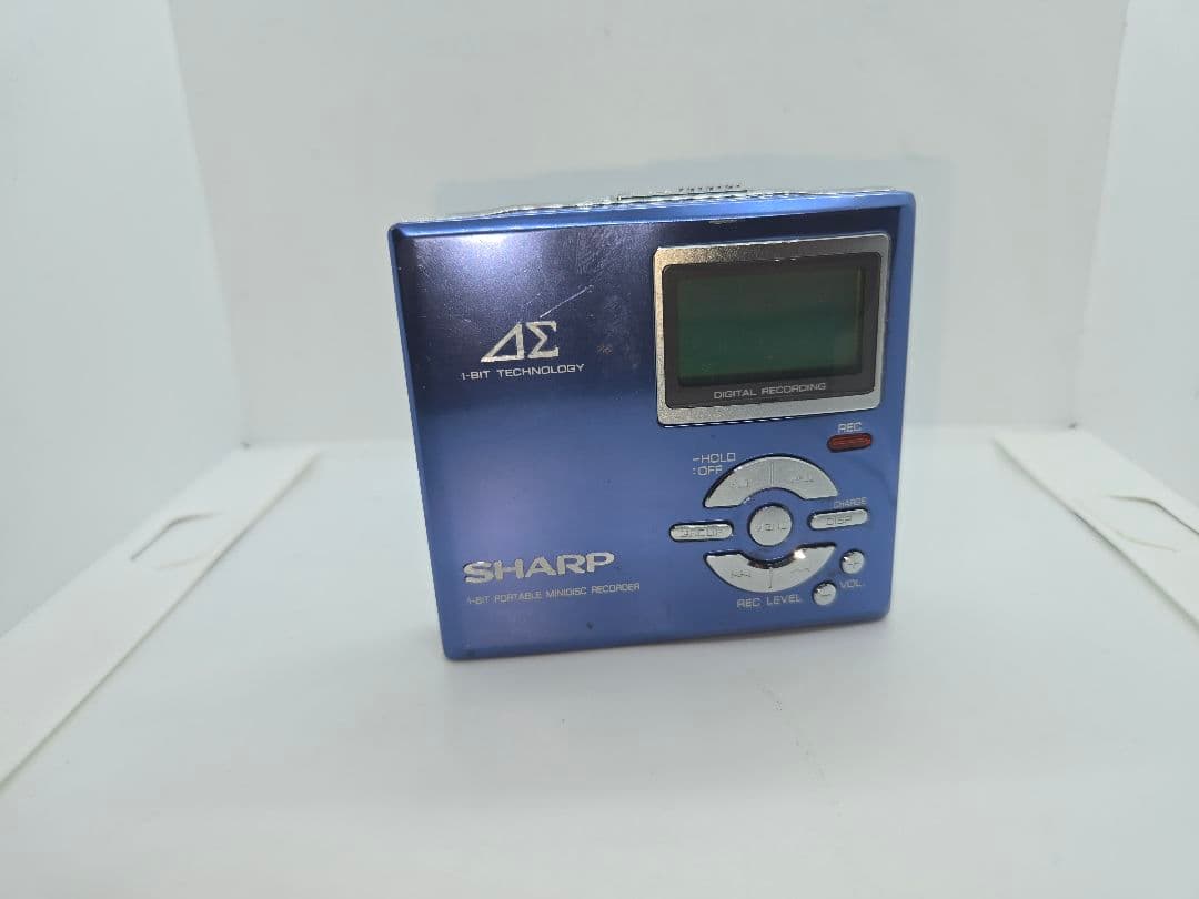 SHARP 1-bit ポータブルMDレコーダー　MD-DR7-A（ブルー）