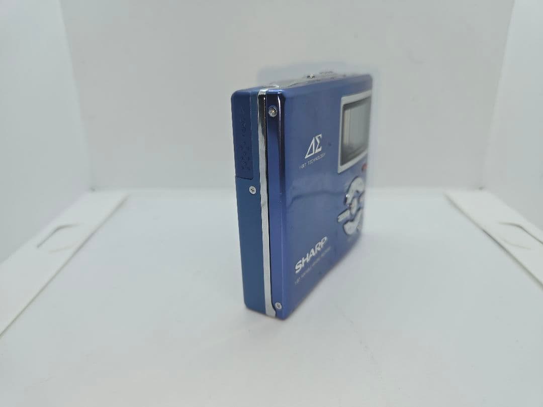 SHARP 1-bit ポータブルMDレコーダー　MD-DR7-A（ブルー）