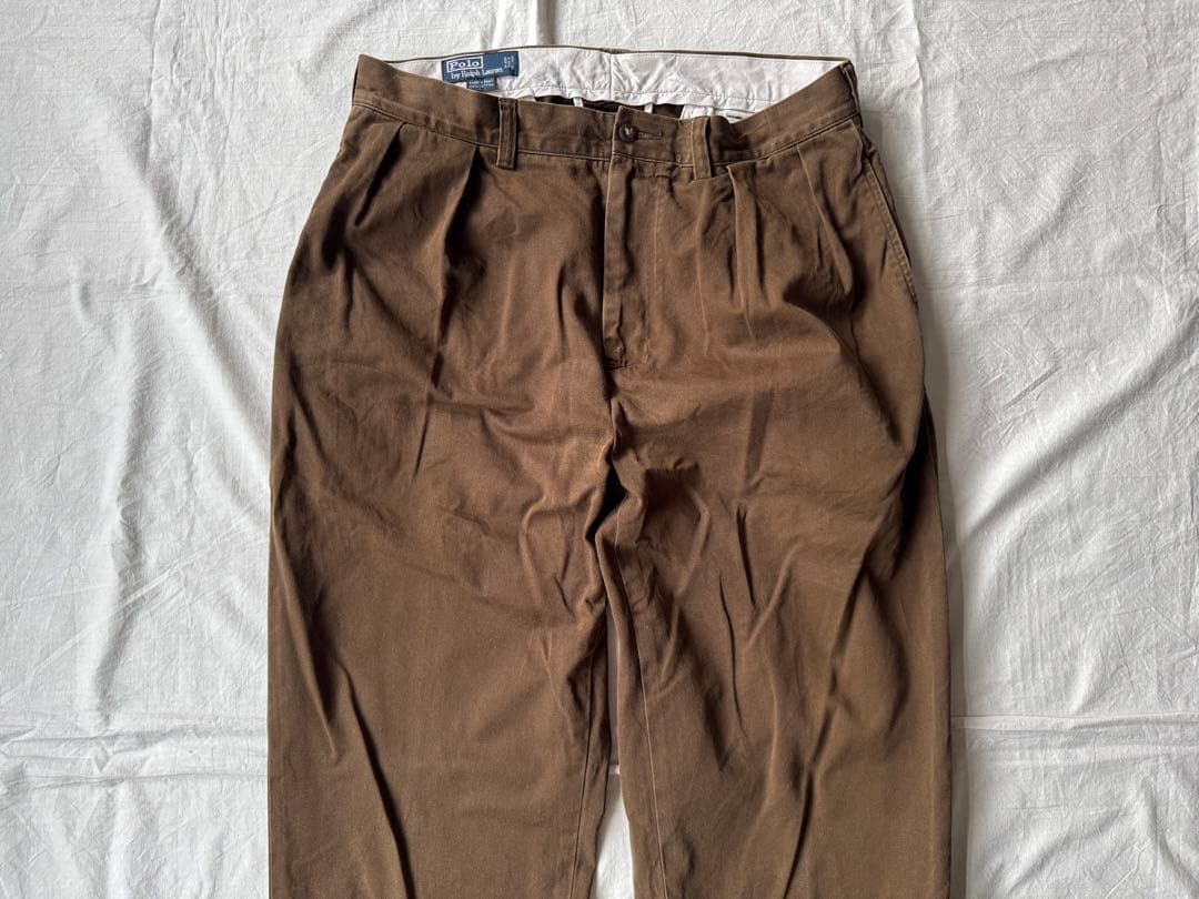 Ralph Lauren \"ANDREW PANT\" 34/32 2タックパンツ