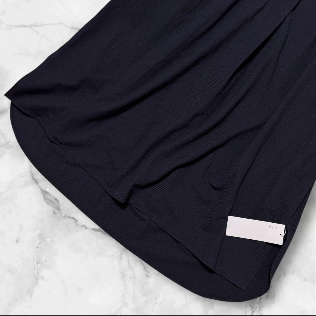 タグ付き 現行 自由区 サッカーストライプ チュニック プルオーバー カットソー