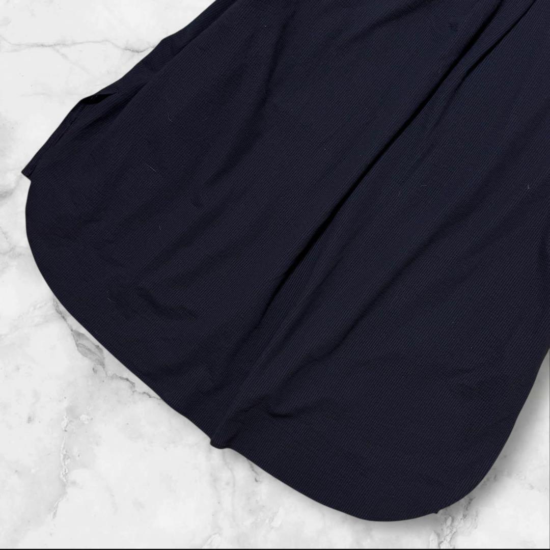 タグ付き 現行 自由区 サッカーストライプ チュニック プルオーバー カットソー