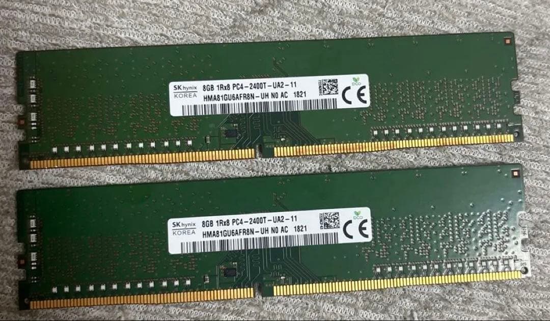 SK Hynix 8GB PC4-2400T 2枚