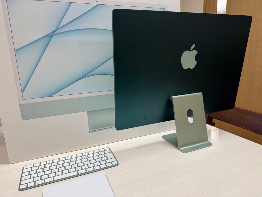 iMac ミントグリーン キーボード・トラックパッド付き