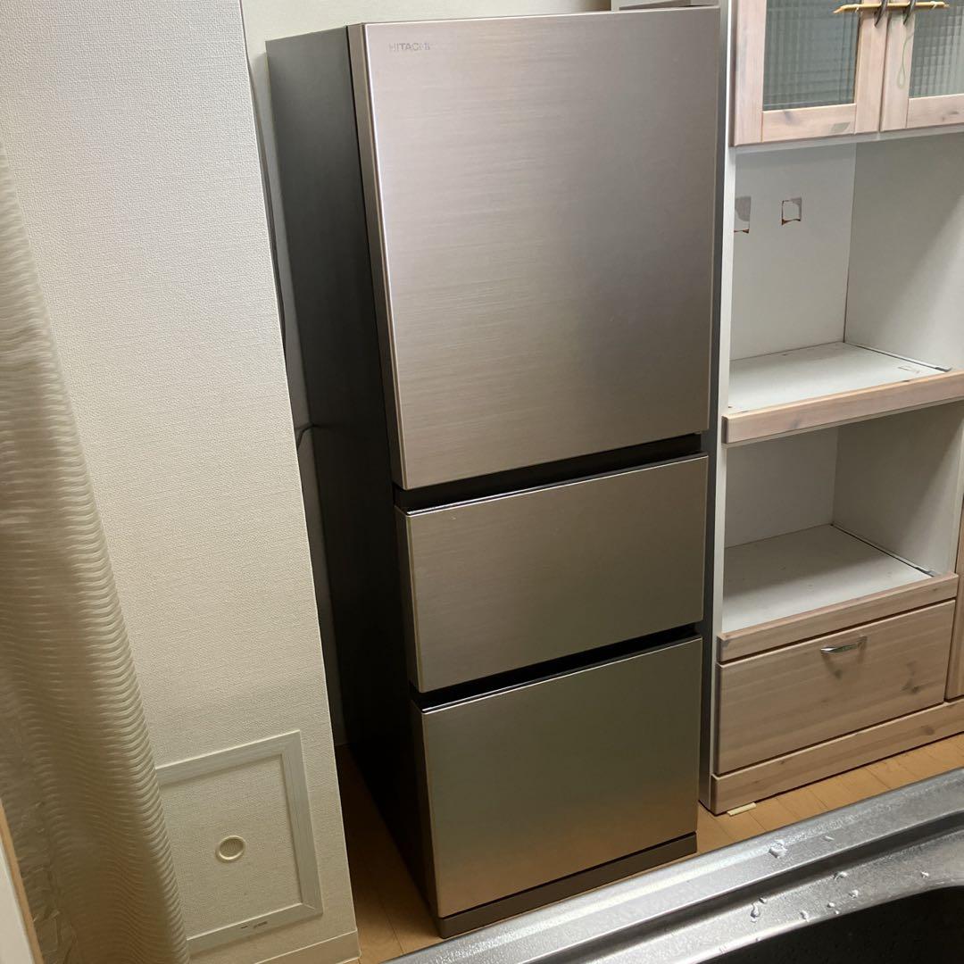 2021年製 HITACHI R-27RV 冷蔵庫 265L 3ドア幅54センチ