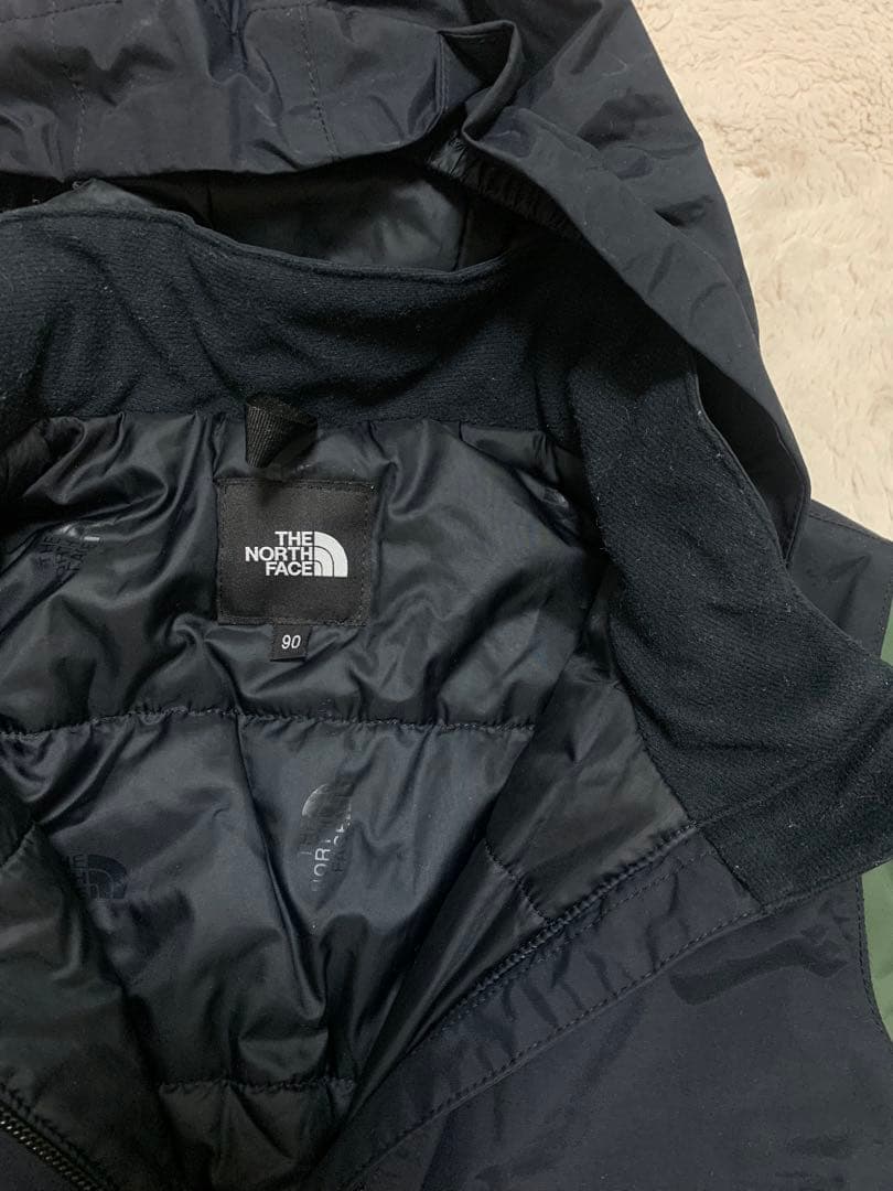 THE NORTH FACE スノーウェア 90cm カーキ ジャンプスーツ