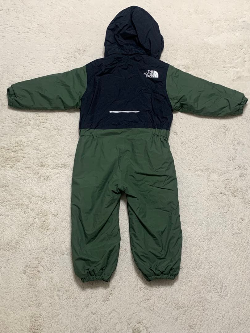 THE NORTH FACE スノーウェア 90cm カーキ ジャンプスーツ