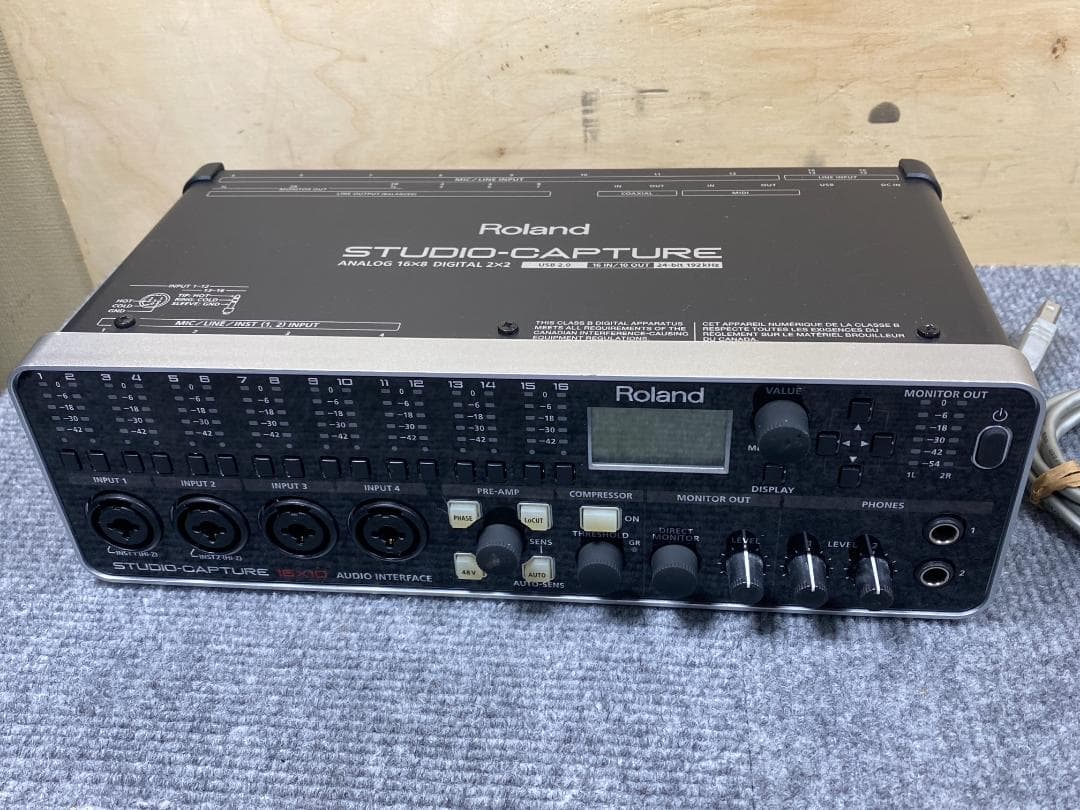 DTM・DAW 826 Roland UA-1610 studio capture