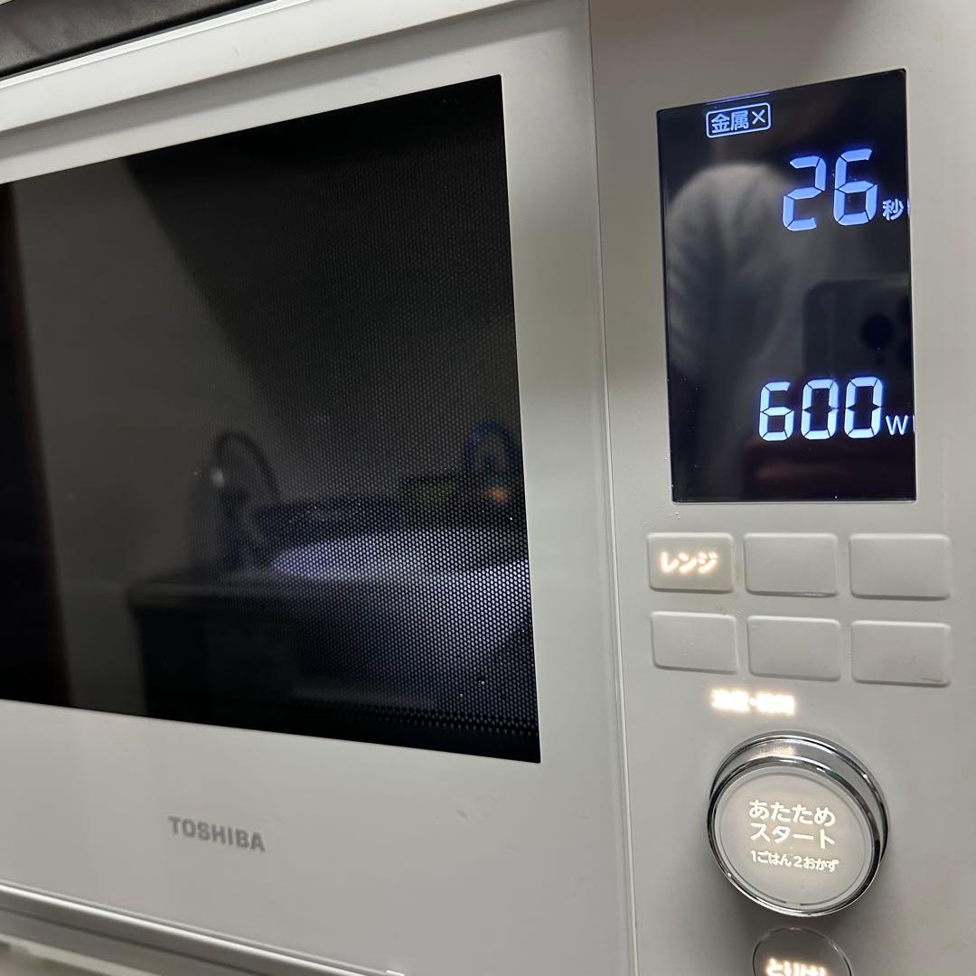 【美品】TOSHIBA オーブンレンジ ER-XD3000W 石窯ドーム