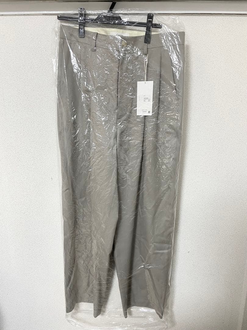 パンツ Cornier WOOL LIGHT GABARDINE WIDE PANTS