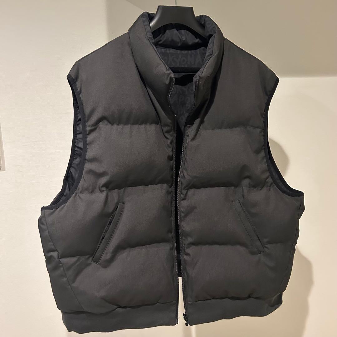 こ*く様 Naptime ナップタイム　中綿リバーシブルベスト　　Lサイズ　黒