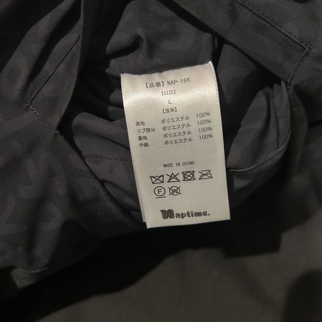 こ*く様 Naptime ナップタイム　中綿リバーシブルベスト　　Lサイズ　黒