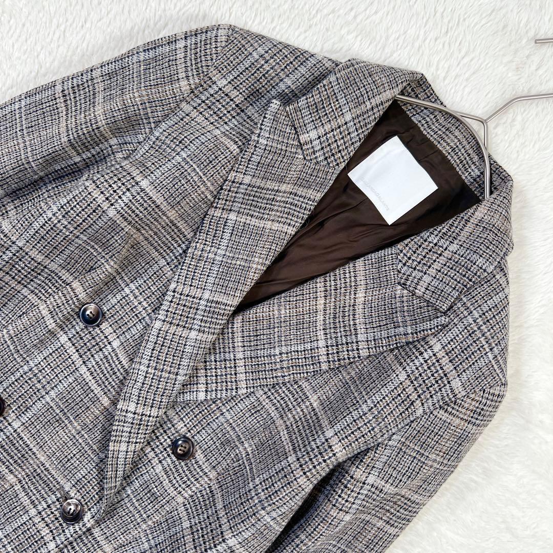 人気✨ガリャルダガランテ 大草直子さんコラボ ピークドラペルジャケット チェック