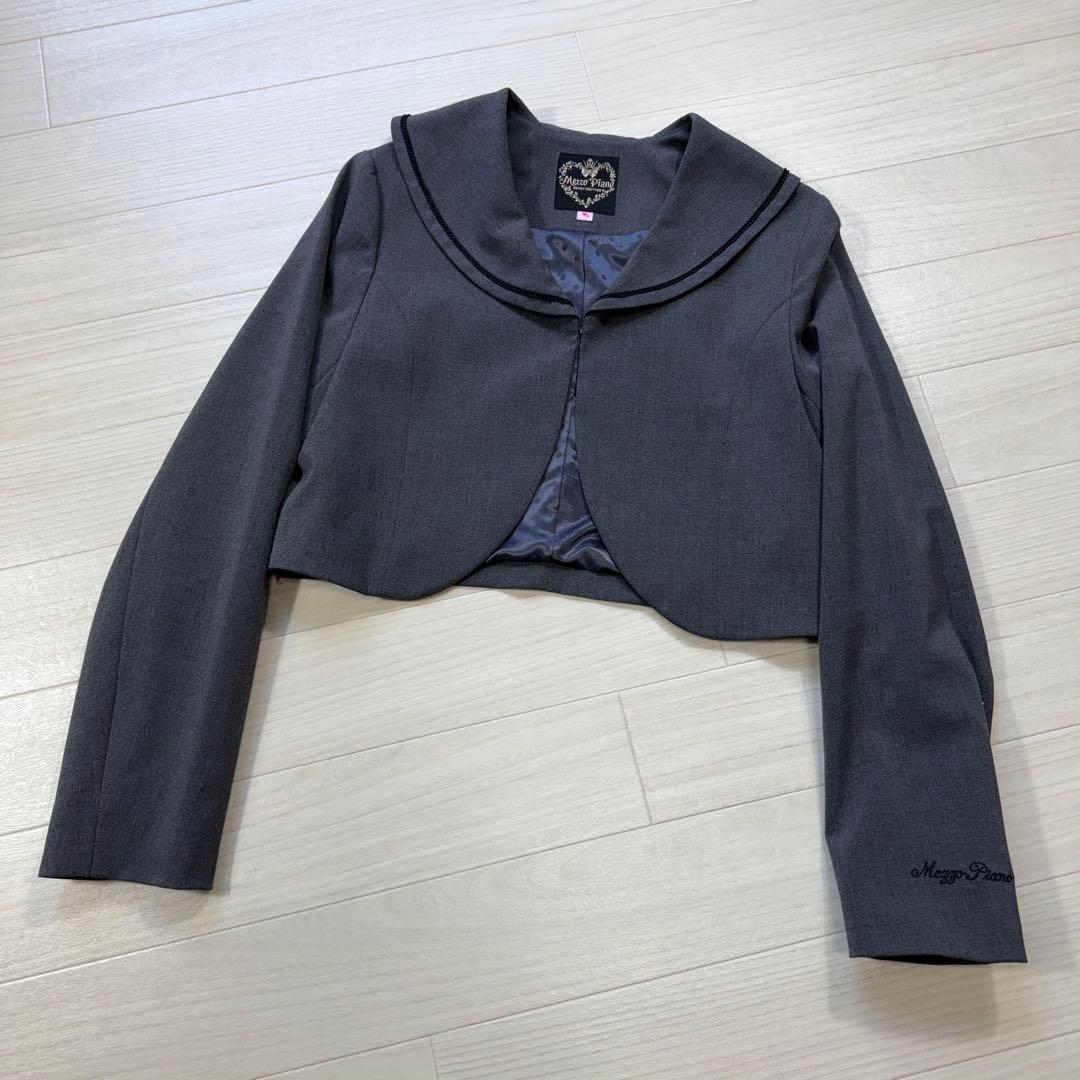 極美品 メゾピアノジュニア 大きい 160 セ－ラ－ジャケットワンピース 4点