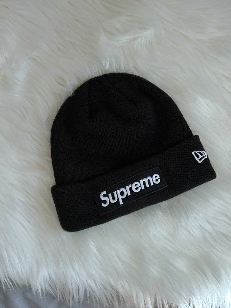 Supreme ボックスロゴ ニット帽　24FW 即発送　シュプリームビーニー