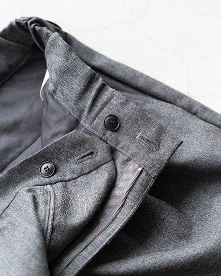 STILL BY HAND スティルバイハンド ウールナイロン4タックパンツ