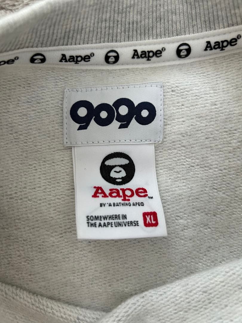 【希少】9090×Aapeコラボ　トレーナー　XLサイズ