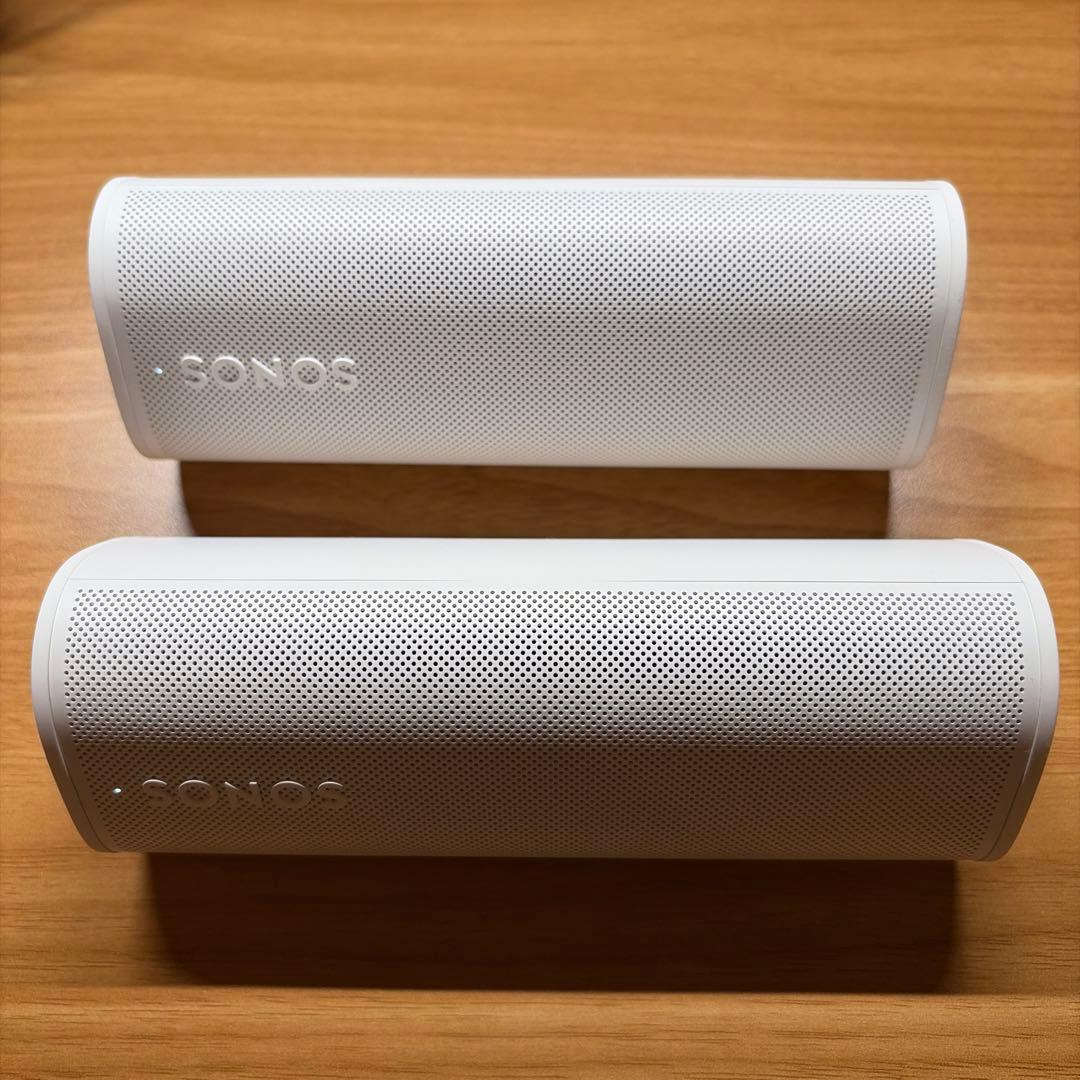 Sonos Roam2 スピーカー Wi-Fi Bluetooth 白2セット