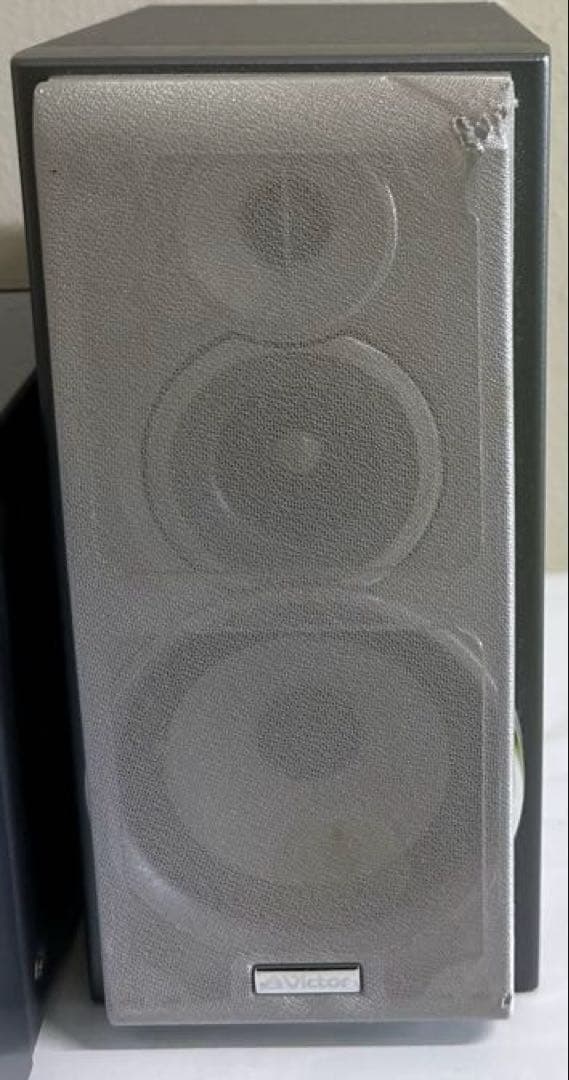 Victor UX-WD72 ミニコンポ シルバー，CD W MD リモコン付き