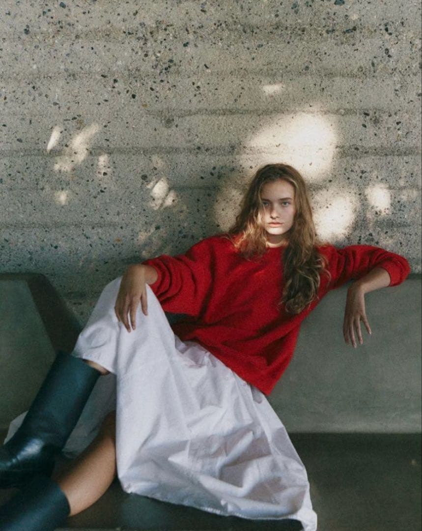 searoomlynn Volume Sweat プルオーバー　アップル