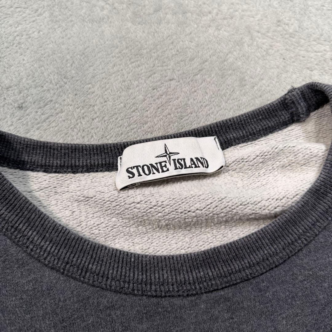 ストーンアイランド　裏起毛　トレーナー　グレー　691562720 Mサイズ