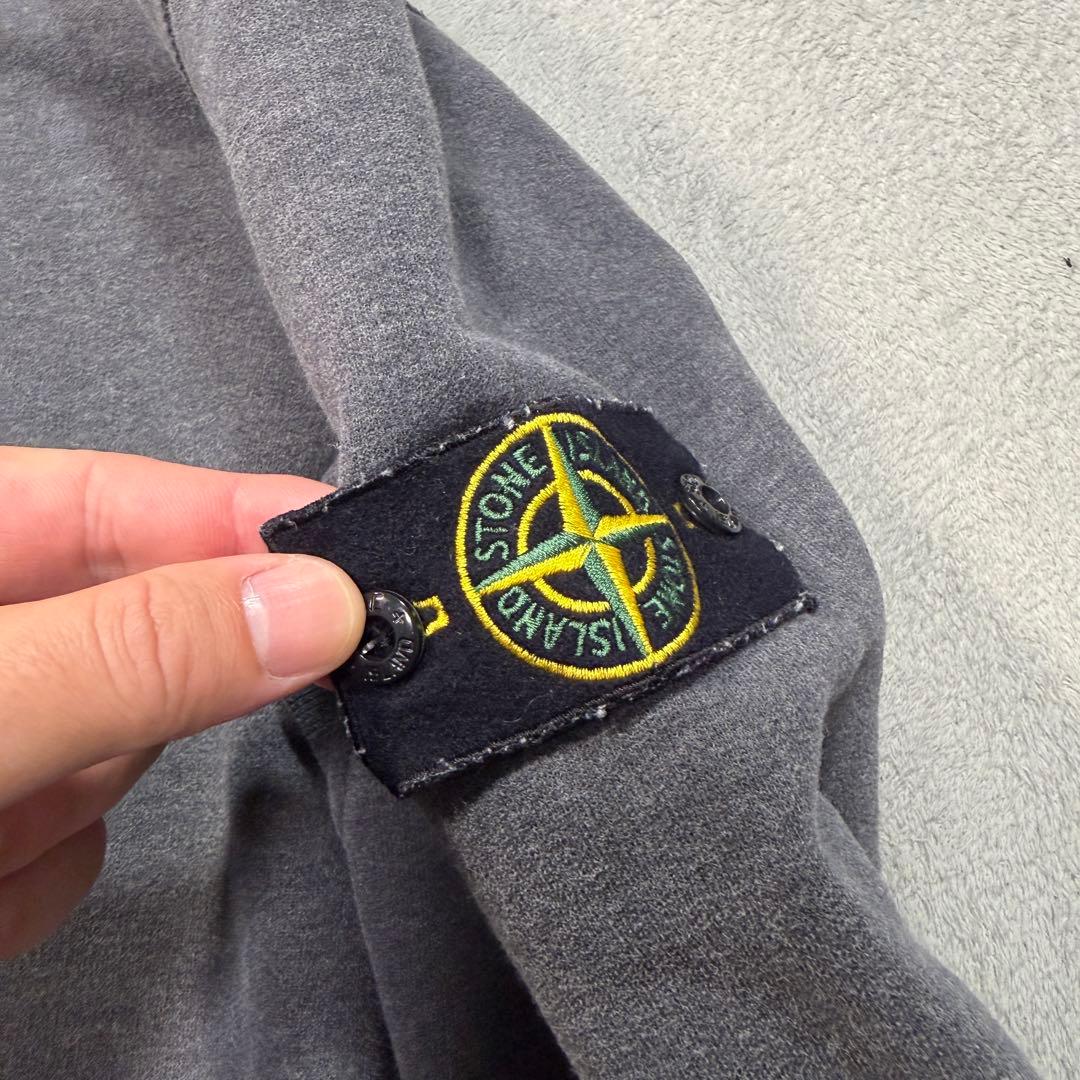 ストーンアイランド　裏起毛　トレーナー　グレー　691562720 Mサイズ