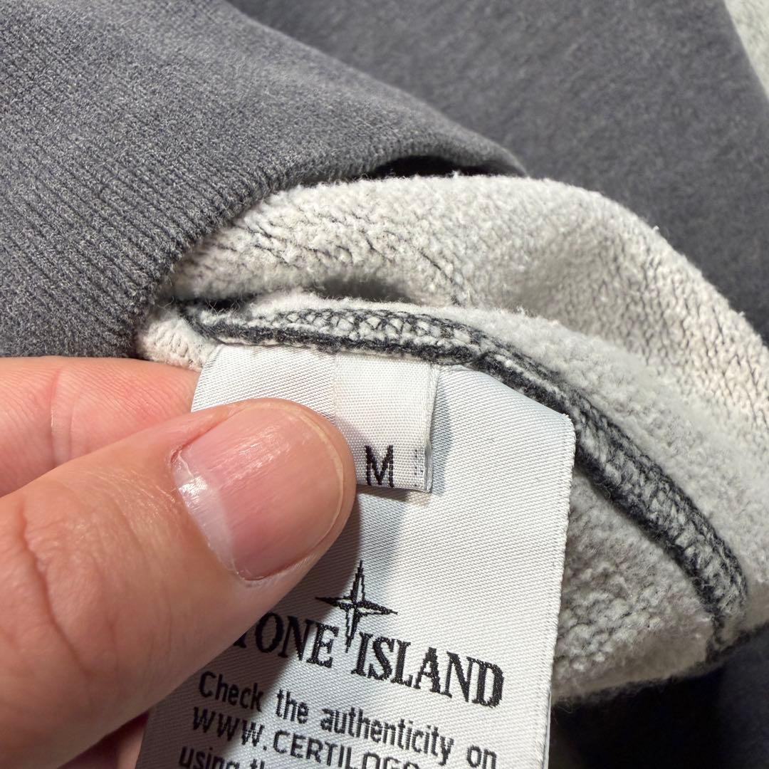 ストーンアイランド　裏起毛　トレーナー　グレー　691562720 Mサイズ