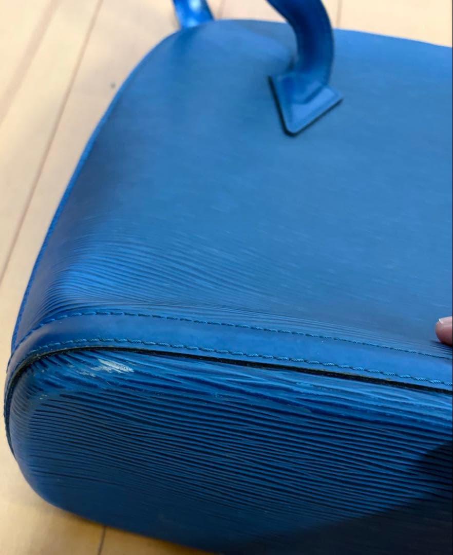 ま*お様 ルイヴィトン　エピ　リュサック　トートバッグ　ハンド　ブルー　肩掛け