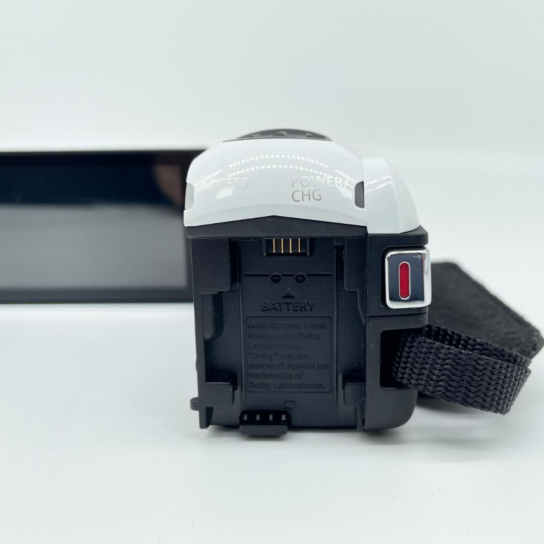 即配【美品】Canon iVIS HF R62 ホワイト ビデオカメラ 送料無料