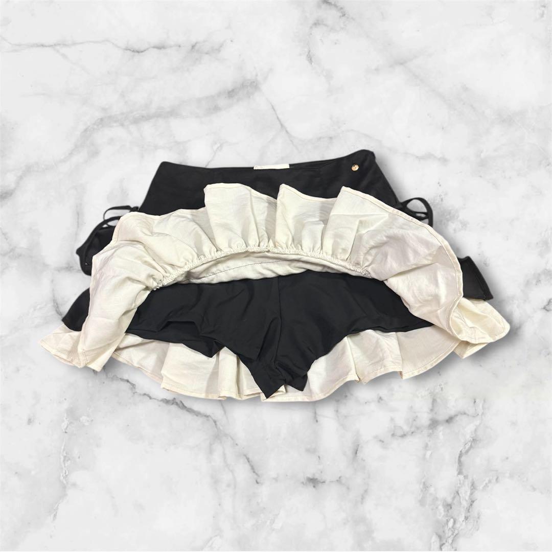 スカート andmary Mel gather skirt black M