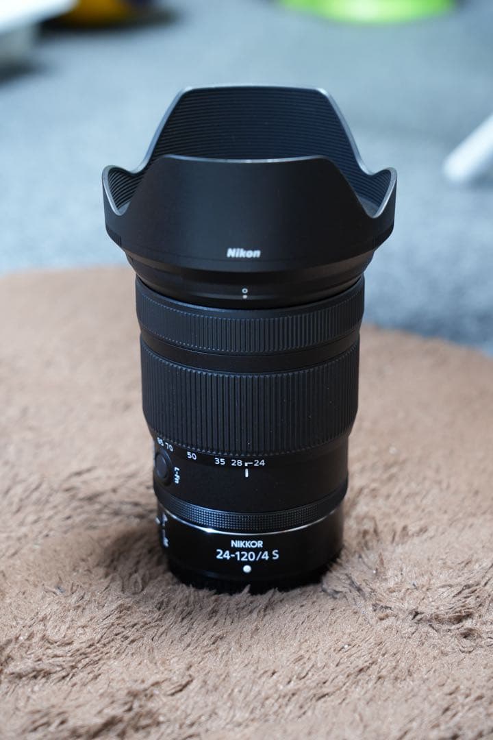 美品 NIKKOR Z 24-120 F4S レンズフード フィルター付き