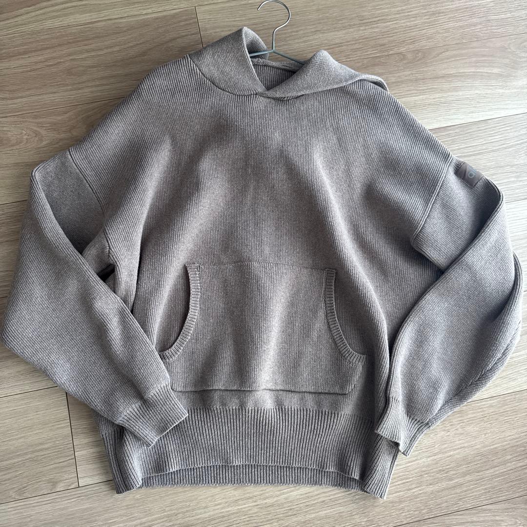 alo Scholar Hooded Sweater マッシュルーム S