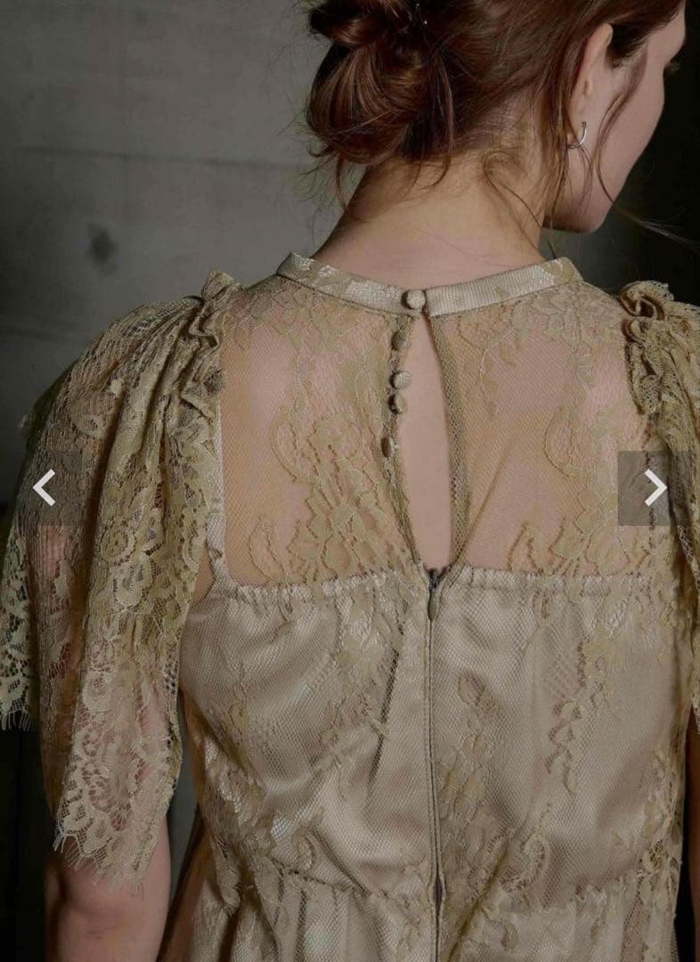 こじこじ 新品　リルアー　Lace layered scallop