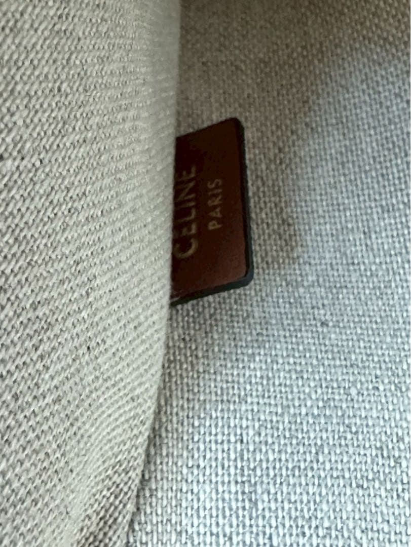 CELINE クラッチバッグ アイボリー/ブラック