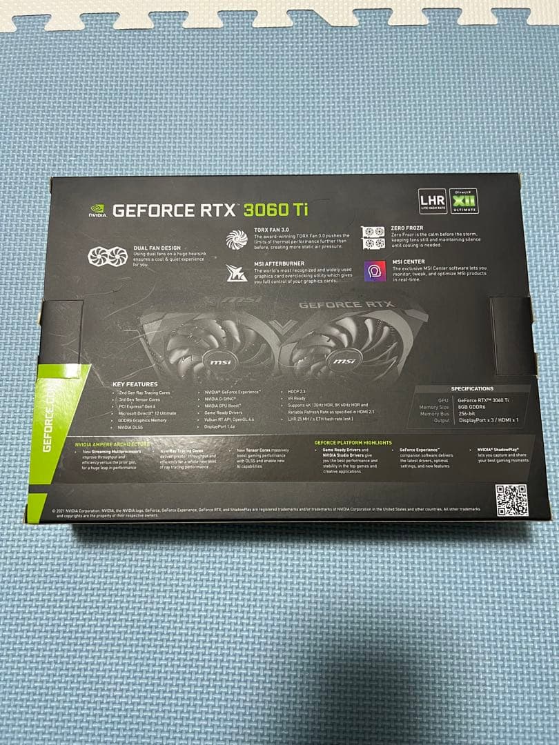 グラフィックボード・グラボ・ビデオカード MSI VENTUS 2X GeForce RTX 3060 Ti