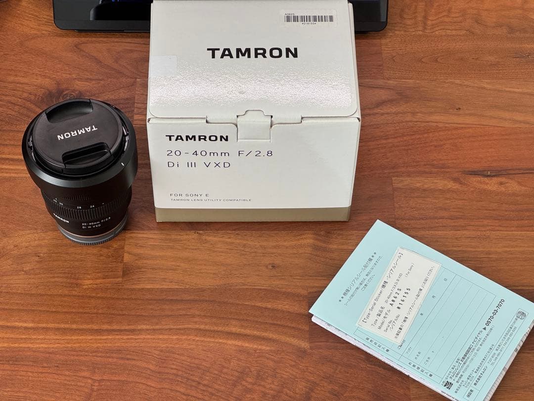 レンズ(ズーム) TAMRON 20-40mm F2.8 Di III VXD A062