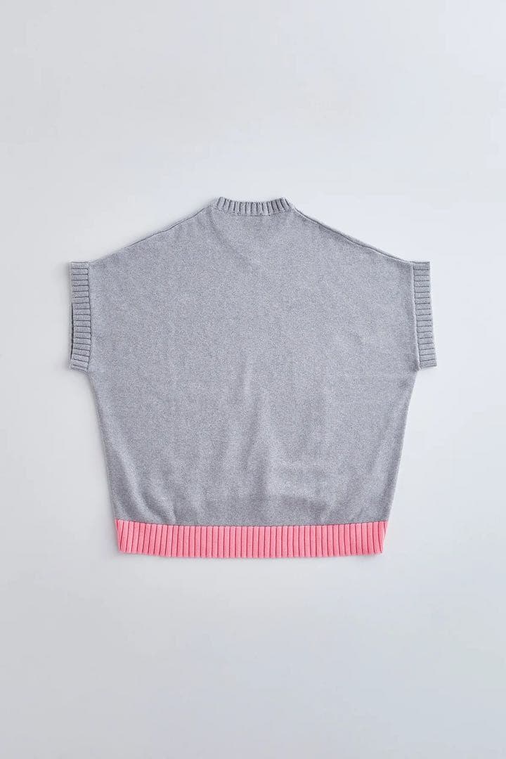 アトリエナルセ　ニットベスト　ネストローブ　fofofofa ホームスパン