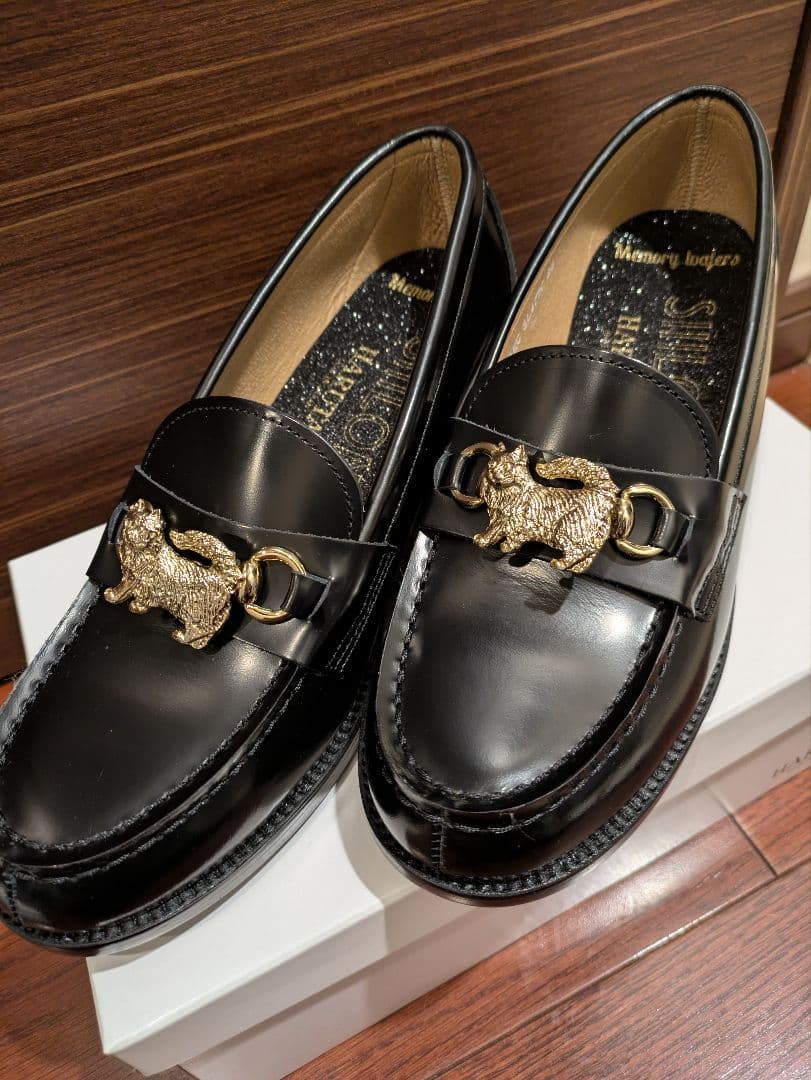 ●新品未使用　SIIILON HARUTA 猫ローファー　25cm　Lucy