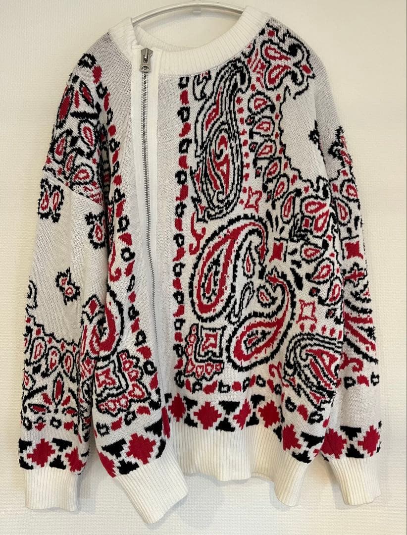 sacai サカイ 22ss bandana knit